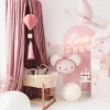 Ballon en aluminium - Souris rose - 75 x 46 cm