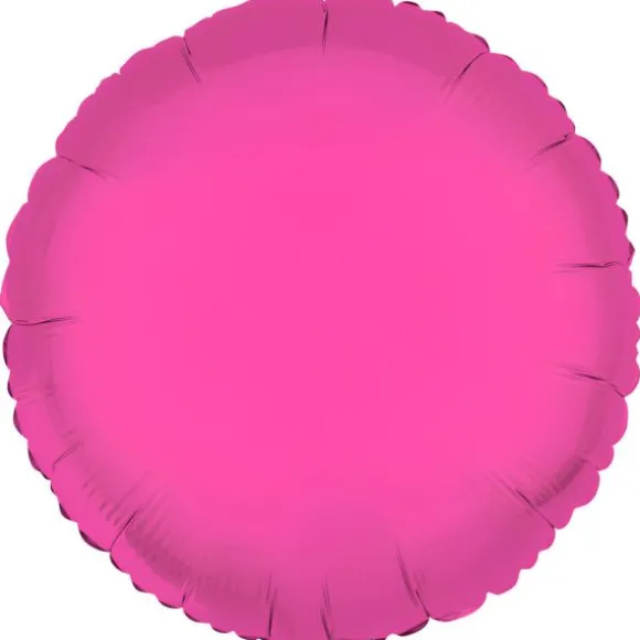 Ballon fluo en aluminium arrondi - Diamètre 43 cm - Couleur au choix