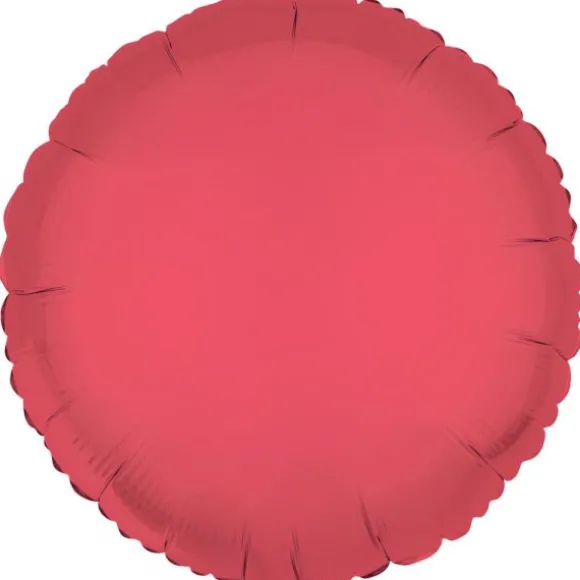 Ballon fluo en aluminium arrondi - Diamètre 43 cm - Couleur au choix