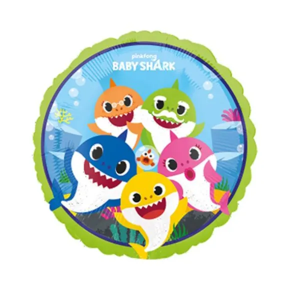 Ballon Hélium Baby Shark - 43 cm