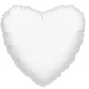 Ballon Hélium Géant Cœur - Blanc