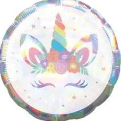Ballon Holographique Licorne - 45 cm