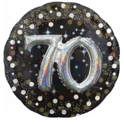 Ballon Métallique Hélium - 70 ans