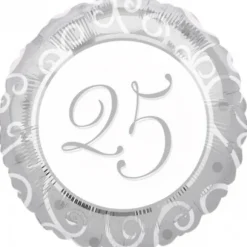 Ballon Métallique Hélium - Noces d'Argent