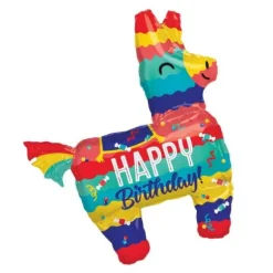 Ballon Métallique - Piñata Party - 73 x 83 cm