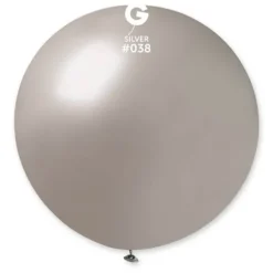 1 Ballon Métallisé XL - Couleur Argent