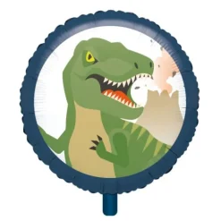 1 Ballon Rond Dinosaure