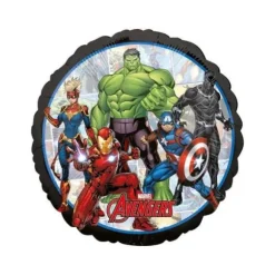 Ballon rond en aluminium - Avengers - 43 cm