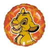 Ballon rond en aluminium - Simba - Le Roi Lion - 43 cm