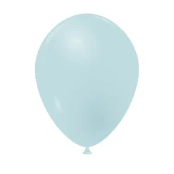 100 Ballons Bleu Pastel - 25 cm