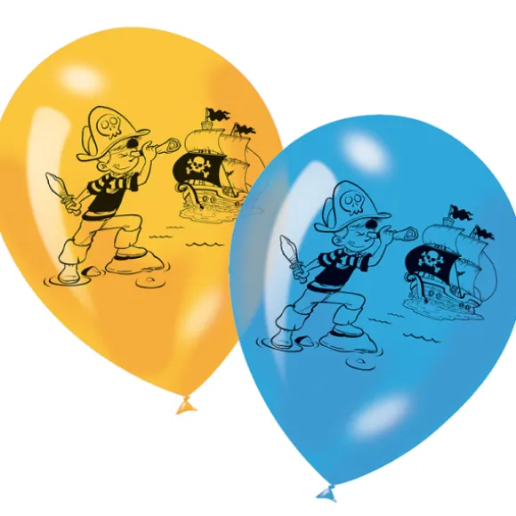 6 Ballons de Baudruche - Collection Pirate