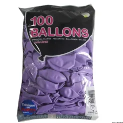 100 Ballons de Baudruche couleur Bleu