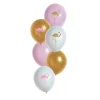 6 Ballons de Baudruche Flamant Rose