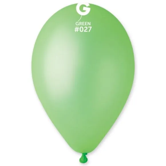 10 Ballons de baudruche fluorescents Vert - 30 cm