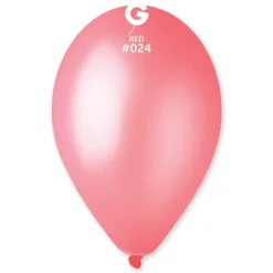 10 Ballons de baudruche fluorescents Rouge - 30 cm
