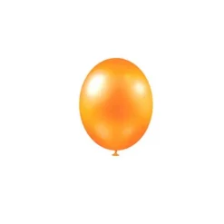 25 Ballons de baudruche métallisés - Orange