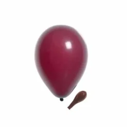 100 Ballons de Baudruche Unis Bordeaux