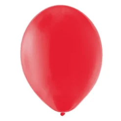 100 Ballons de Baudruche Unis Rouge