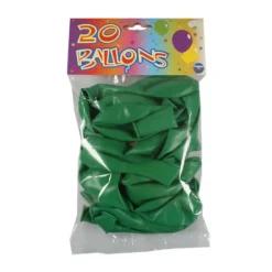 20 Ballons de Baudruche Vert Prairie