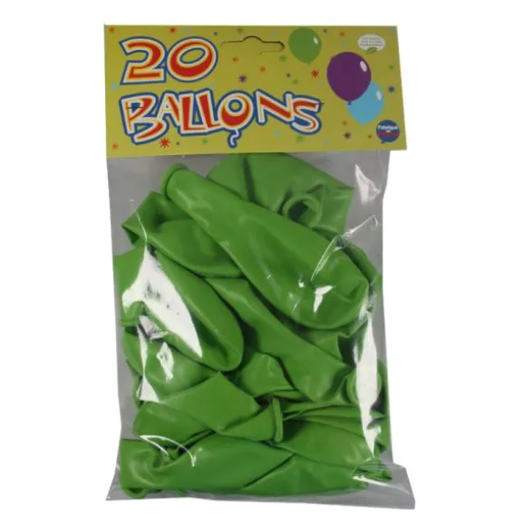 20 Ballons de baudruche Vert Tilleul
