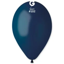 10 Ballons en latex - 30 cm - Couleur Bleu Marine