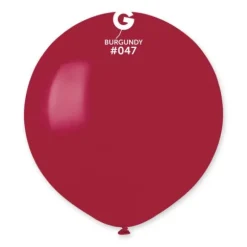 10 Ballons en latex - 48 cm - Couleur Bordeaux Bourgogne