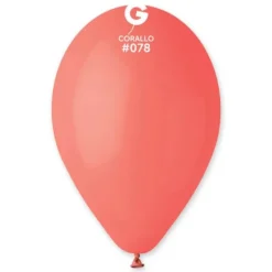 10 Ballons en latex - 30 cm - Couleur Corail