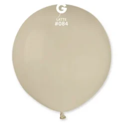 10 Ballons en latex - 48 cm - Couleur Latté