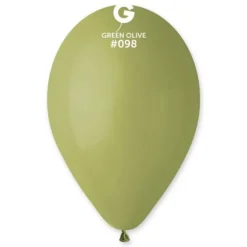 10 Ballons en latex - 30 cm - Couleur Vert Olive