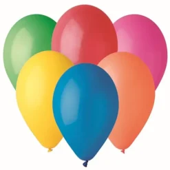 100 ballons en latex - Diamètre 21 cm - Couleur Multicolore
