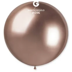 1 Ballon Shiny XL - Couleur Rose Gold