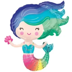Ballon Sirène Multicolore