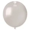 10 Ballons Métallisés - 48 cm - Couleur Perle