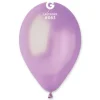 50 ballons métallisés en latex - 30 cm - Couleur Lavande