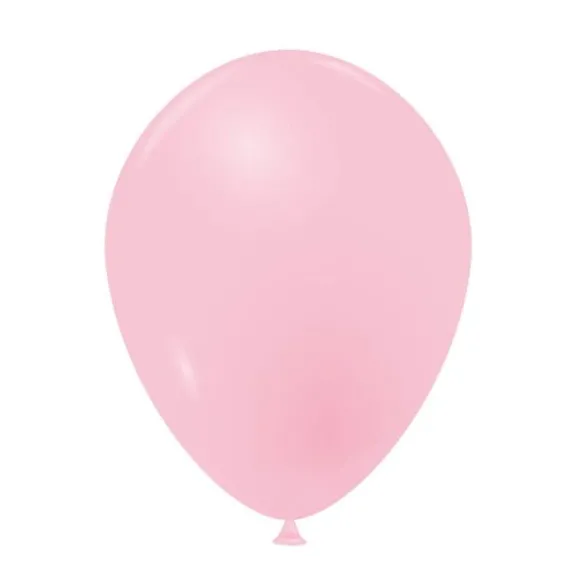 100 Ballons Opaques Rose Pastel - 25 cm