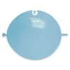 50 Ballons Ronds avec Lien - 33 cm - Couleur Bleu Bébé