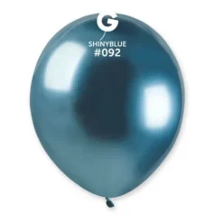 50 Ballons Shiny - 13 cm - Couleur Bleu