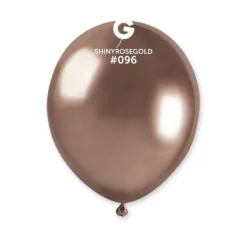 50 Ballons Shiny - 13 cm - Couleur Rose Gold