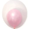 6 Ballons transparents Cristal