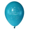 10 Ballons Vive les Mariés Couleur Turquoise