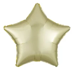 1 Ballon Étoile Pastel - Jaune