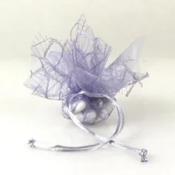 6 Ballotins en Tulle et Organdi "Julia" -  Lilas