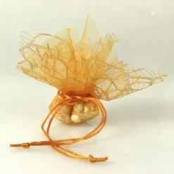 6 Ballotins en Tulle et Organdi "Julia" -  Orange