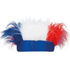 Bandeau avec Cheveux de Supporter France