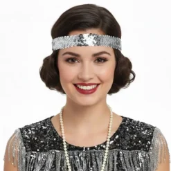 Bandeau Charleston à sequins - Couleur au choix