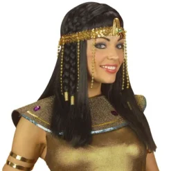 Bandeau égyptien à perles dorées