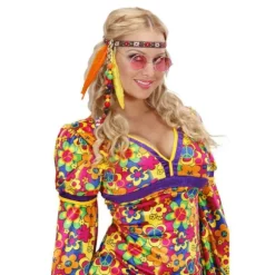 Bandeau Hippie avec perles et plumes