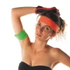 Bandeau 80's - Orange fluo - Adulte