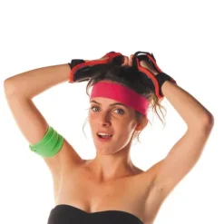 Bandeau 80's - Rose fluo - Adulte