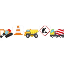 Banderole de 10 fanions - 5 m - Collection En chantier